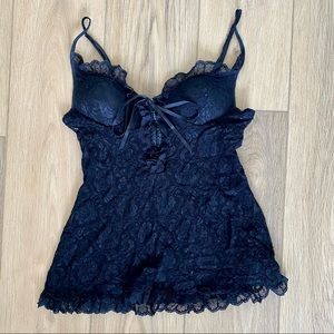 Cinema Etoile Black Bustier Top